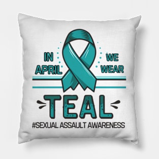 Sexual assault awareness month Pillow