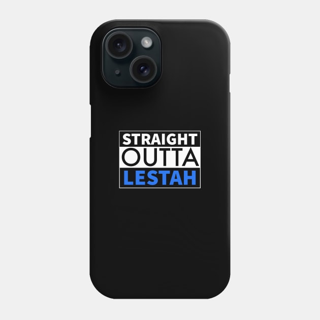 Straight outta Lestah Phone Case by Room Thirty Four