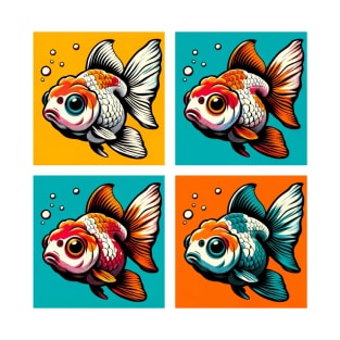 Pop Sarasa Comet Goldfish - Cool Aquarium Fish T-Shirt