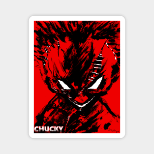 Chucky paint and brush Magnet