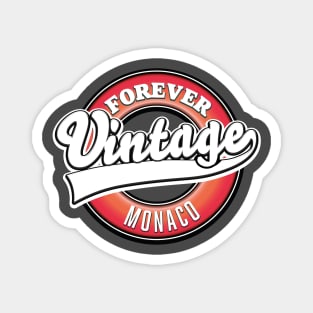 forever vintage Monaco logo Magnet