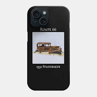 1932 Studebaker along Route 66 in the Petrfied Woods National Park Phone Case