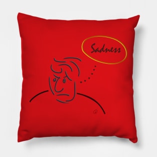 Sad Man Pillow