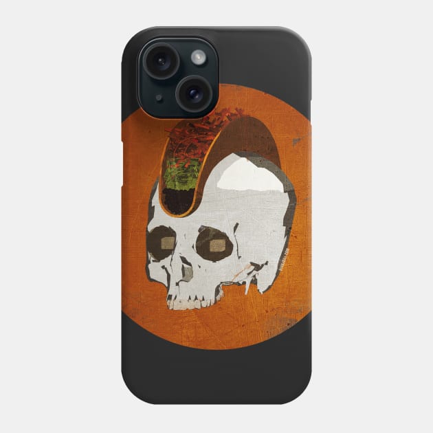 The Original Punk Rock Taco with Mohawk Skull! Phone Case by RyanJGillDesigns