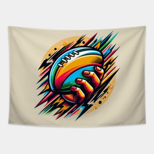 Rugby Ball Tapestry