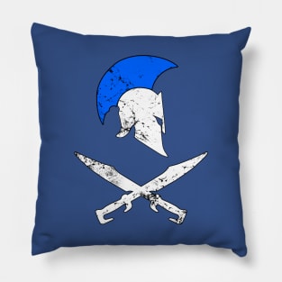 Greek  Warrior Swords and Helmet Pillow