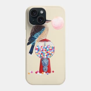 kookaburra and gumball machine Phone Case