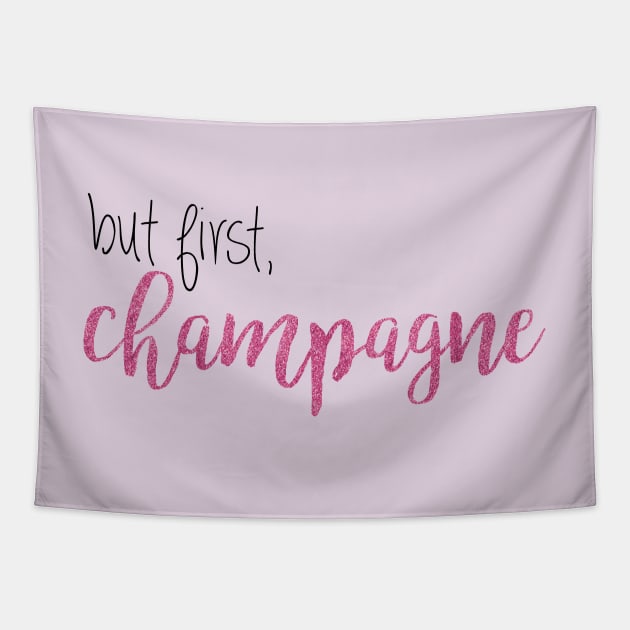 but first, champagne Tapestry by fahimahsarebel