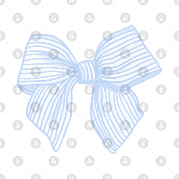 Coquette Light Blue Bow by YourGoods