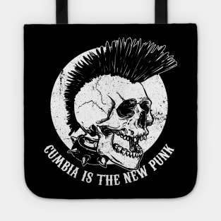 Cumbia is the new PUNK - skull design Tote