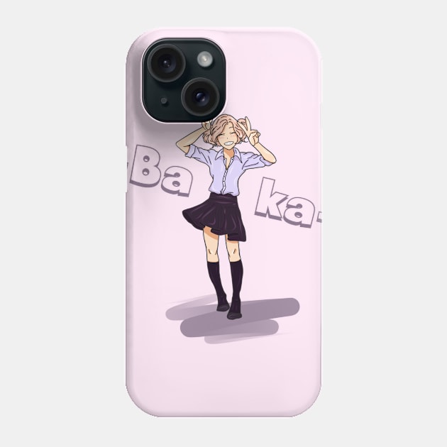 Baka Phone Case by KairoAsoko