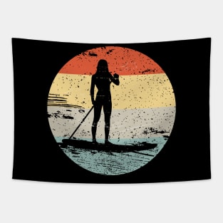 Similar to Vintage Retro Style Stand Up Paddle Board Design Tapestry