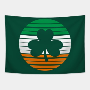 Shamrock Silhouette - Flag - St. Patricks Day Tapestry