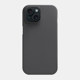 Pretty Simple Solid Dark Grey Phone Case