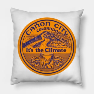 Canon City Colorado Pillow