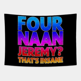 Four Naan // Peep Show fan Design Tapestry