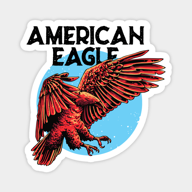 American eagle Magnet by Frispa