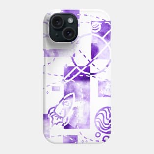 Geometric Galaxy (Watercolor Version) Phone Case