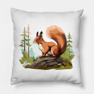 Squirrel Love Pillow