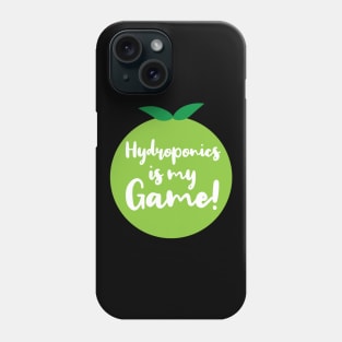 Hydroponics is My Game | Tomato | Quotes | Black Phone Case