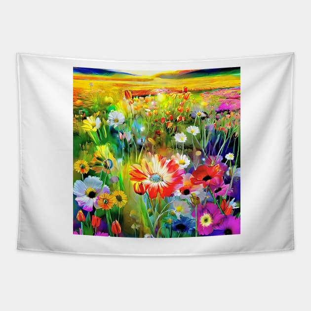 spring shines Tapestry by bogfl