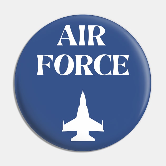 Military Air Force Jet Fighter Pin by Love Ocean Design