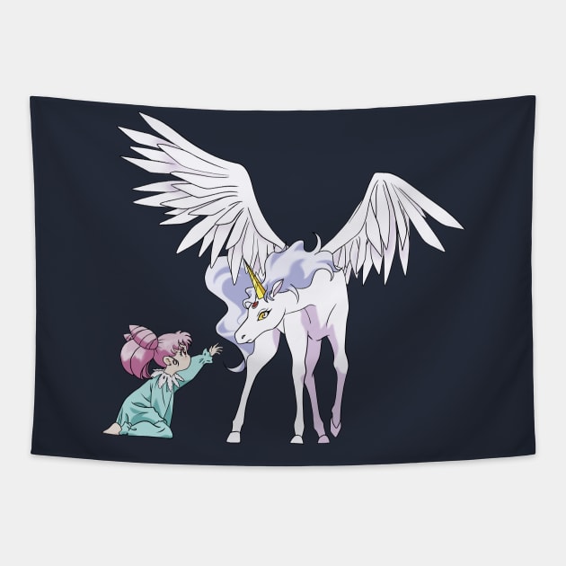 Pegasus & Chibiusa Tapestry by Nykos