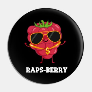 Raps-berry Cute Rapper Berry Pun Pin