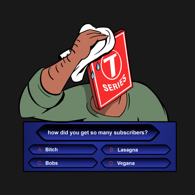 Pewdiepie VS T series - Pewdiepie Vs T Series - T-Shirt | TeePublic