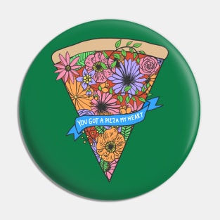 Flower pizza Pin