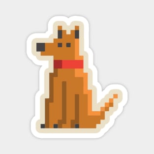 Pixel Dog Magnet