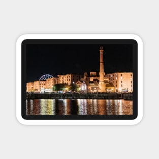 Albert Dock at Night Magnet