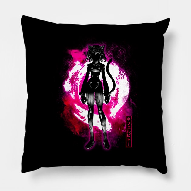 Cosmic Ant Cat Pillow by FanFreak