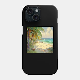 Beach A sandy paradise Phone Case