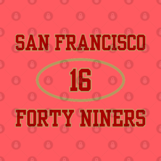 SAN FRANCISCO 49ERS JOE MONTANA #16 by capognad