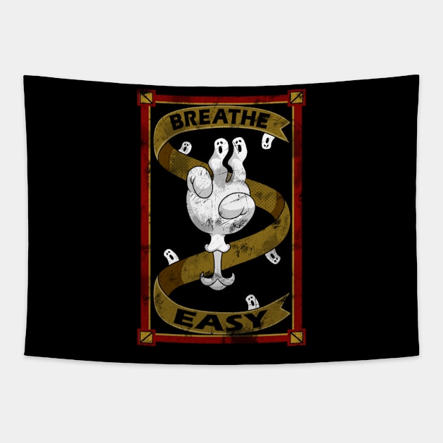 BREATHE EASY Tapestry by vender