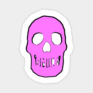 Pink Skull Smile Magnet