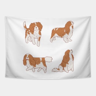 king charles cavalier spaniel drawing pack Tapestry