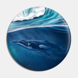 Humpback Whale Pin