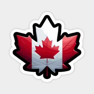 Canada Flag Maple Leaf Magnet