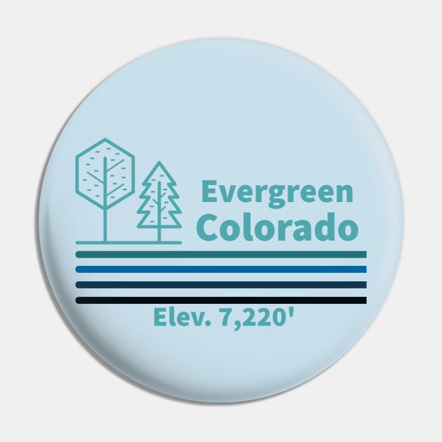 Evergreen Colorado Pin by LemurCharlie