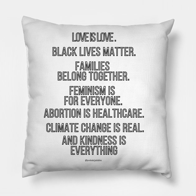 I Believe Pillow by Pocket Size Latinx