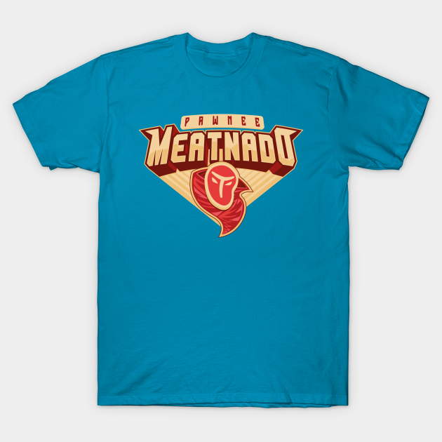 Discover Pawnee Meatnado - Meat Tornado - T-Shirt