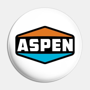 Skiing Aspen Colorado Ski Pin