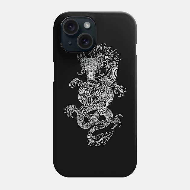 Dragon Mandala Phone Case by AME_Studios