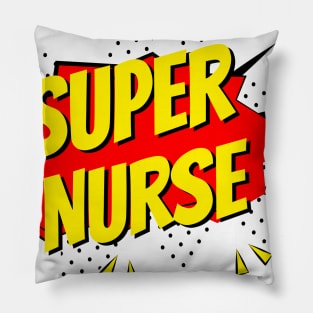 Super Nurse RN Super Power Nursing Pillow