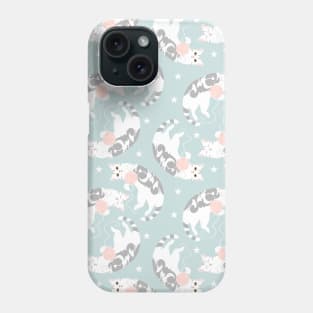 Cute American Shorthair Cat and Balls Phone Case