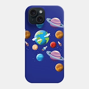 Colorful Planets Phone Case