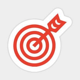 Bullseye, the Icon (Red) Magnet