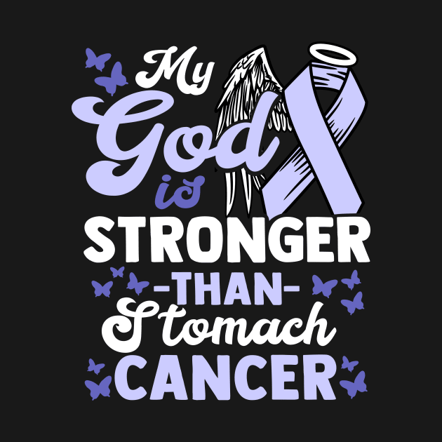 My God is stronger than Stomach Cancer - Awareness by biNutz